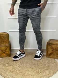 calça masculina slim jacar xadrez na internet