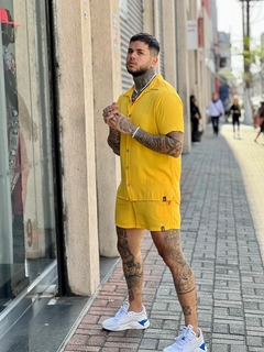 conjunto unissex liso SW - yellow
