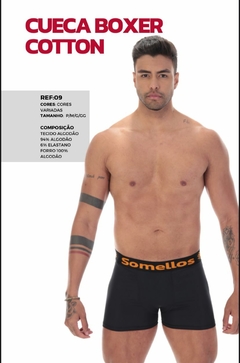 CUECA BOXER MALHA COTTON