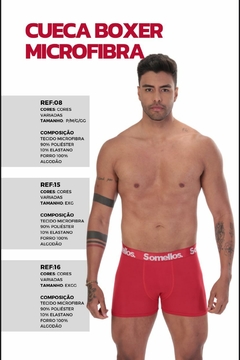 CUECA BOXER MICROFIBRA
