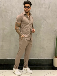 conjunto masculino canelado azul royal na internet