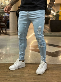 calça jeans super skinny lleva njm09019 - comprar online
