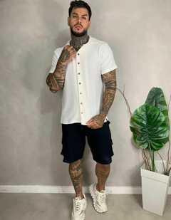 Camisa Premium Botão de Madeira