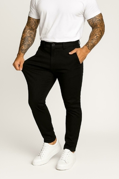 kit 3 calça alfaiataria slimfit exclusiva preta, bege e verde - store95