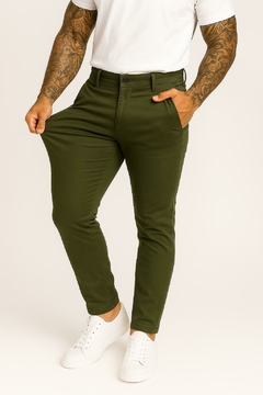 kit 3 calça alfaiataria slimfit exclusiva preta, bege e verde - loja online