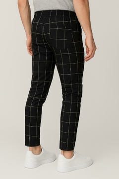 calça xadrez slim fit masculina - loja online
