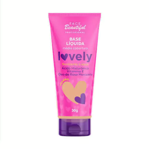 Base líquida lovely Face Beautiful