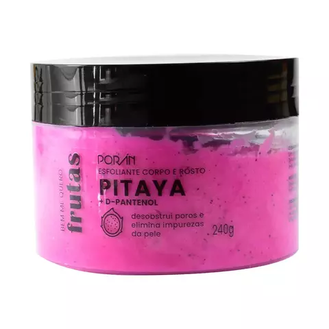 Esfoliante pitaya + d-pantenol corpo e rosto 240g Porán