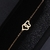 Pulseira Corações Aço Inox Ouro 18k