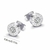 Brinco Números Romanos e Zirconia Aço Inox - comprar online