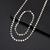 Conjunto Colar e Pulseira Confete Aço Inox - Kharmiê Acessórios em Aço 