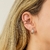 Piercing Duplo de Encaixe Aço Inox
