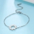 Pulseira/Tornozeleira Flor Espiral Aço Inox na internet