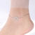 Pulseira/Tornozeleira Flor Espiral Aço Inox - comprar online