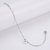 Pulseira/Tornozeleira Flor Círculo Aço Inox - Kharmiê Acessórios em Aço 
