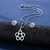 Conjunto Colar e Brincos Flor Vazada Aço Inox