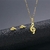 Conjunto Colar e Brincos Música Aço Inox Ouro 18k