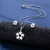 Conjunto Colar e Brincos 5 Estrelas Aço Inox