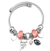 Pulseira/Bracelete Ajustável Berloques Friends Aço Inox
