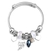 Pulseira/Bracelete Ajustável Berloques Friends Aço Inox