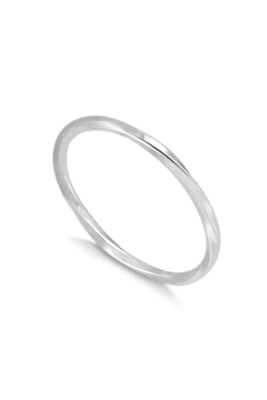 Anel de Prata Trançado Classy em Prata 925