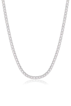 Gargantilha de Prata Riviera 3MM