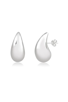 Brinco de Prata Gota Organic