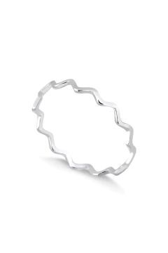 Anel de Prata Zig Zag - comprar online