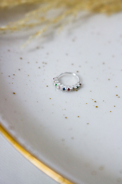 Piercing Helix Cravejado Colors 6MM