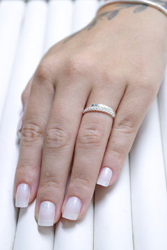 Imagem do Aliança Minimalista Diana 2MM de Namoro - PRATA 950