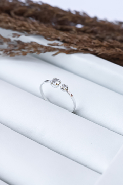 Anel Fashion Regulável Cristal - loja online