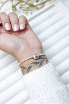 Pulseira Berloque Coração Cravejado - comprar online