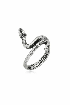 Anel Falange Snake Envelhecido