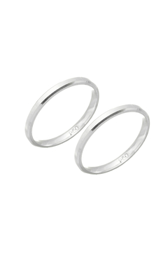 Par de Alianças Diana 2MM de Namoro + Anel Brinde - loja online