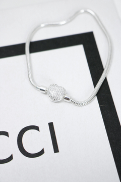 Pulseira Berloque Coração Cravejado na internet