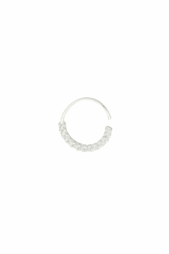 Imagem do Piercing Daith e Septo Cravejado