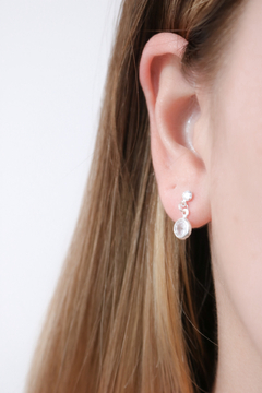 Brinco Charm Duplo Redondo 6mm - comprar online