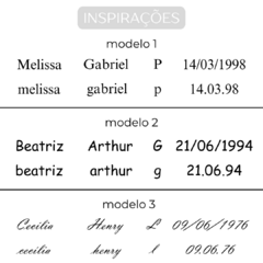 PULSEIRA ENGRAVING BABY PLAQUINHA CORAÇÃO - loja online