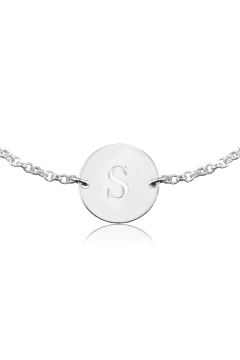 Pulseira de Prata Inicial - comprar online