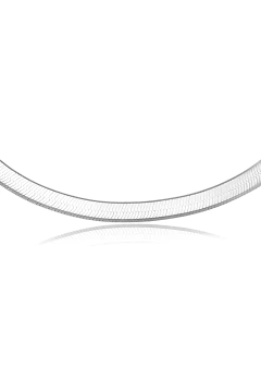 Pulseira De Prata Laminada Curve - comprar online