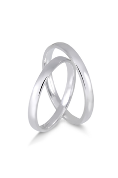Par de Alianças Aurora 2MM de Namoro + Anel Brinde