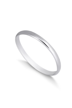 Aliança Minimalista 1,5MM de Namoro - PRATA 925