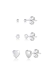 Brinco de Prata Elements TRIO