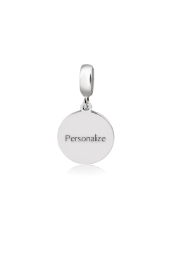 Berloque de Prata Personalizado Redondo - comprar online