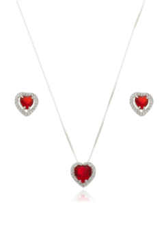 Conjunto Fashion Vermelho - STUCCI | Acessórios em Prata 925