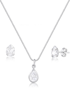 Conjunto Ponto de Luz Gota Cristal