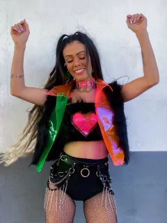 Colete ice black - Liz Festivals