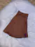 SHORT SAIA LISO COM BABADO - SLIM