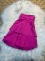Imagem do SHORT SAIA LISO COM BABADO - SLIM