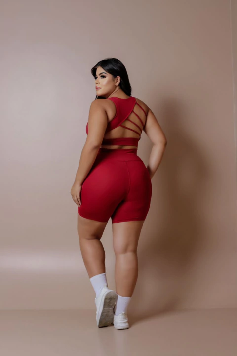 CONJUNTO SHORT POLIAMIDA REF:30 - SELENA PLUS SIZE - comprar online